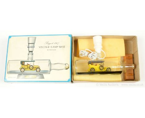 Matchbox Lesney Giftware Series Y5 1907 Peugeot - yellow body &amp; chassis, black hood, red seats &amp; grille within vintag