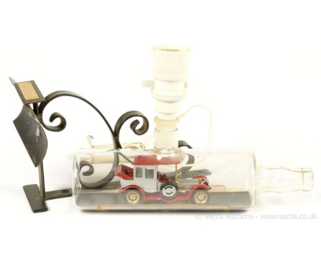 Matchbox Models of Yesteryear Lesney Giftware Series - Vintage Car Lamp Y7 1912 Rolls Royce - sliver, metallic red chassis &a