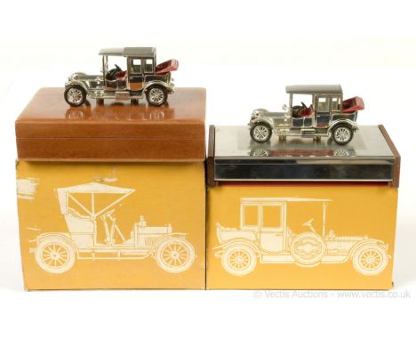 Matchbox Models of Yesteryear a pair of Lesney Giftware models - both are Y7 1912 Rolls Royce (1) chrome plated, dark red sea