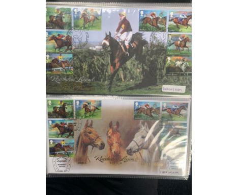 2017-2018 small collection of better Great Britain Buckingham covers, no addresses, with; 2017 Racehorse Legends Red Rum (x2,