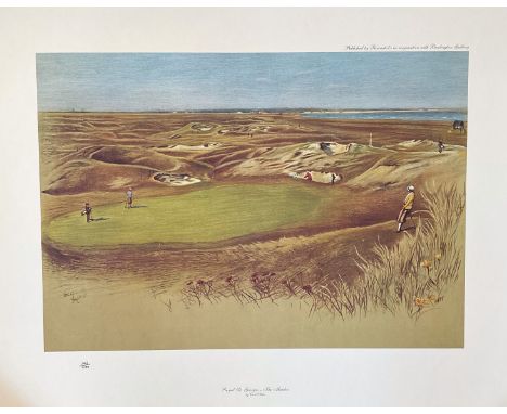 Cecil Aldin 25 x 20 Colour Print Titled Royal St Georges- The Maiden Limited Edition. All autographs come with a Certificate 