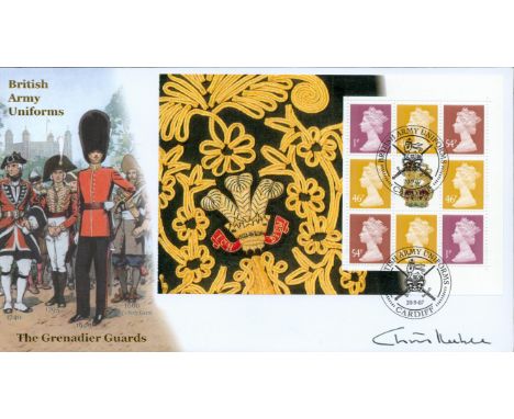 Chris Keeble signed British Army Uniforms FDC. 20/9/07 Cardiff postmark. All autographs come with a Certificate of Authentici