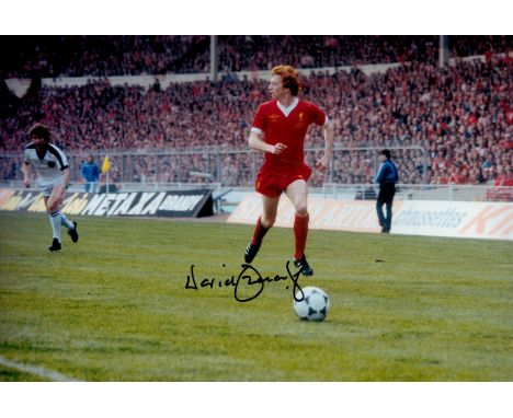 Football. David Fairclough Signed 12x8 inch Colour Liverpool FC Photo. Signed in black ink. Good Condition. All autographs co