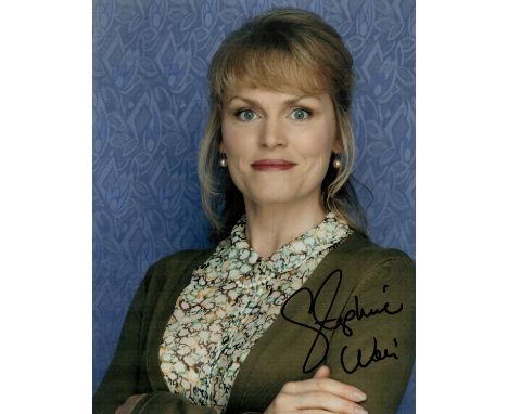 Stephanie Weir signed 10x8 colour photo. Weir is an American actress, comedian, and writer. She is best known for being a mai