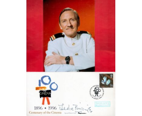 Leslie Phillips (1924-2022) Actor Signed First Day Cover With Photo. All autographs come with a Certificate of Authenticity. 