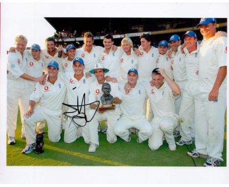 Simon Jones signed 10x8 England Test Team colour photo. Simon Philip Jones MBE (born 25 December 1978) is a Welsh former cric