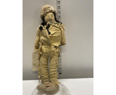 A Native American doll made by First Nations Native Americans of Shawnee nations 1930's 