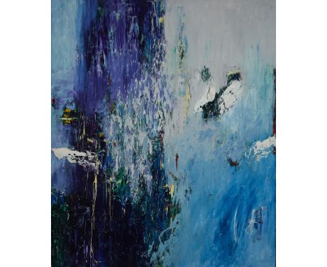 Martin Brewster, British b.1952 - Light Fall, 1990; oil on canvas, signed, titled and dated on the reverse 'Martyn Brewster L