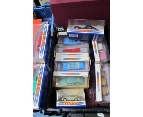 Ten Matchbox 'The Dinky Collection' Diecast Model Cars, to include #DY-TC 1959 'Pink' Cadillac Coupe De Ville, #DY016/C 1967 