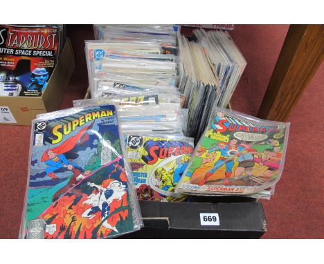 DC Comics Over 200 Comics, to include 1980's/90's Superman, Action comics, etc, some earlier issues.