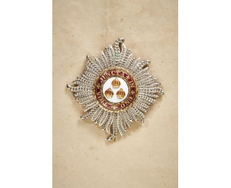 Ausländische Orden &amp; Ehrenzeichen - Grossbritannien : Großbritannien: Bath Orden - Bruststern zum Großkreuz (Zivilabteilu