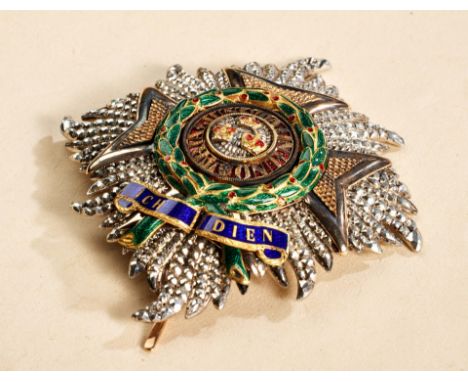 Ausländische Orden &amp; Ehrenzeichen - Grossbritannien : Bath-Orden: Bruststern zum Großkreuz (militärische Abteilung.Brusts