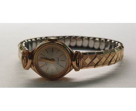 Lady's 9ct Rotary wristwatch with expanding bracelet 