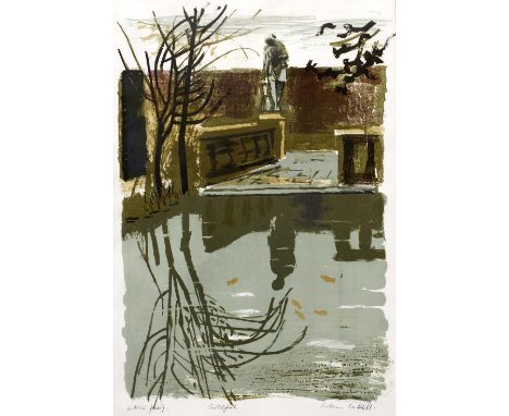 Edwin La Dell (British, 1914-1970) "Goldfish",  lithograph in colours, artists proof, signed lower right, framed and glazed (