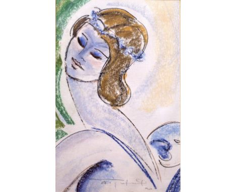 Tom Merrifield (b.1932) Lady, 24/150, signed and numbered in pencil, lithograph, 40cm x 25cm