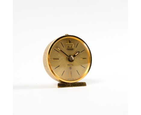 Jaeger Le Coultre"Recital" alarm clock, 1930s-60s, 8-day movement, 4.5cm across