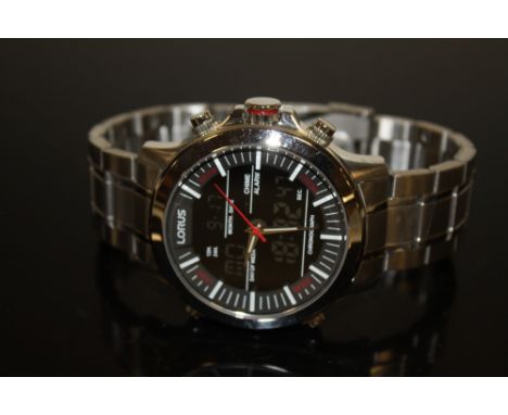 A DIGITAL LORUS TYPE WRIST WATCH