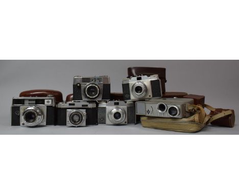 A Collection of Various Vintage Cameras, Light Meters, Agfa Movex etc 