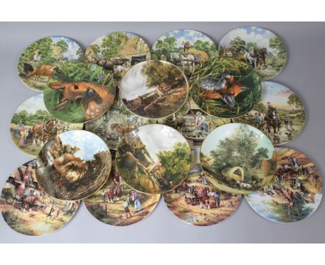 A Collection of Coalport Woodland Animals, John Constable and Other Decorated Plates 