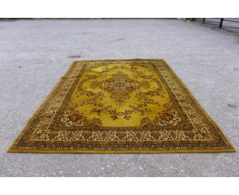 A large decorative carpet