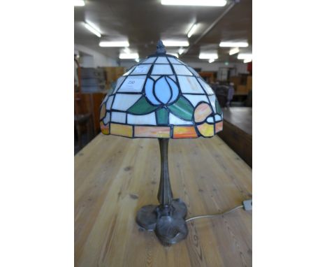 A Tiffany style table lamp