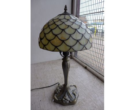 A Tiffany style table lamp