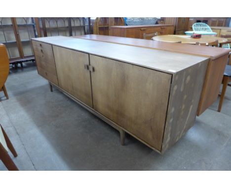 A G-Plan Danish Design Range teak sideboard, model 4020, designed by Ib Koford Larsen, handles a/f
