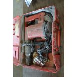 HAMMER DRILL, HILTI, MDL TE22, W/ CASE