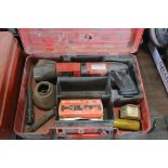POWDER ACTUATED TOOL, HILTI, MDL DX 600N, W/ CASE