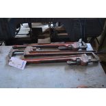 PIPE WRENCH, RIDGED TOOL, 36"