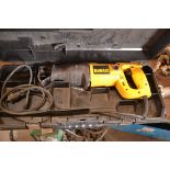 RECIPROCATING SAW, DEWALT, MDL DW 305, W/ CASE