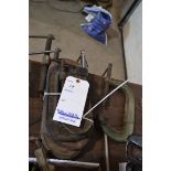 LOT OF (6) VARIOUS C-CLAMPS