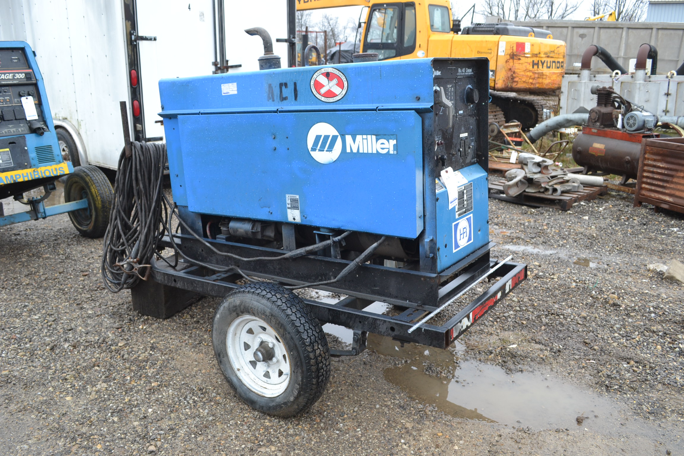 DIESEL GENERATOR/ WELDER, MILLER, MDL BIG 40 DIESEL, SER LA281486
