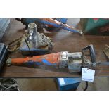 PNEUMATIC SAW, TEIN, MDL MOT6-3-2, W/ EXTRA BLADES, SPARKLESS W/ CLAMP