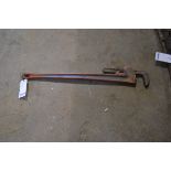 PIPE WRENCH, RIDGED TOOL, 48"