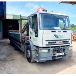 Ford Iveco 180E24 Cargo Tector 4x2 Dropside, Registration FJ53 FNT, 387,000km, 18T GVW fitted with