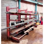 4m stock rack & contents