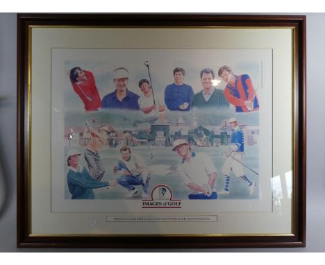 A Framed Print, Images of Golf 