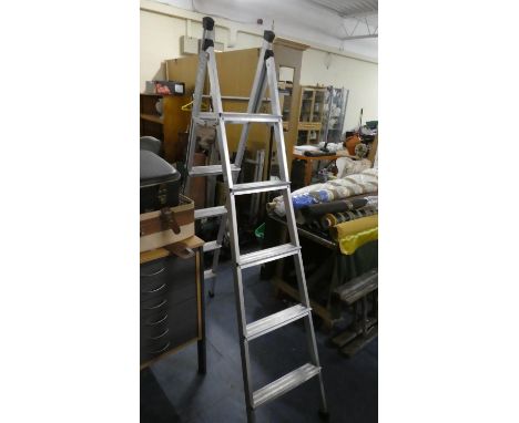 A Metal Black and Decker Three In One Ladder 