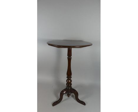 A Late 19th Century Occasional Table Set on Tripod Cabriole Legs, 73cm High 