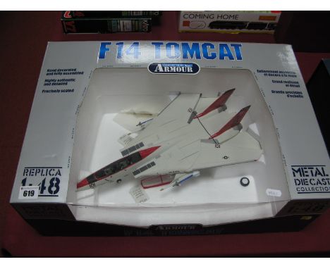 A Collection Armour 1:48th Scale Diecast Model #98122 US Navy F14 Tomcat VF101 "Grim Reapers", boxed.