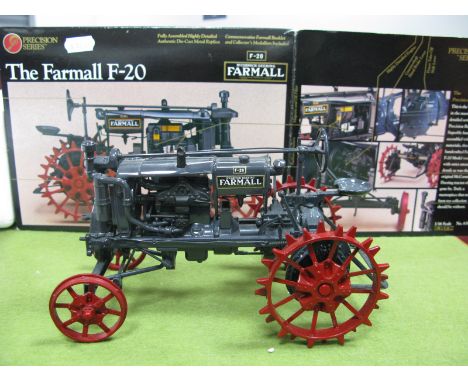 Ertl Precision Series 1/16th Scale Diecast Model #638 The Farmall F-20 'McCormick - Deering', accompanied by literature, boxe