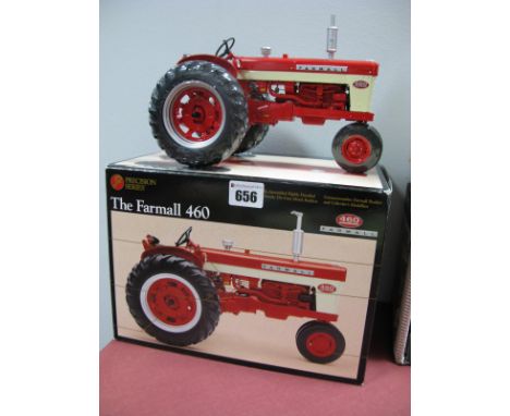 Ertl Precision Series 1/16th Scale Diecast Model #4355 The Farmall 460 Tractor, accompanied by literature and collectors meda