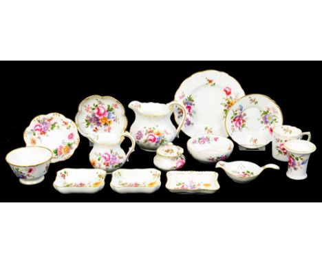 A QUANTITY OF ROYAL CROWN DERBY DERBY POSIES PATTERN TRINKET WARE 