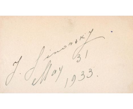 Igor Sikorsky signed 4x2 card dated 1933. Igor Ivanovich Sikorsky ( May 25, 1889 - October 26, 1972) was a Russian-American a