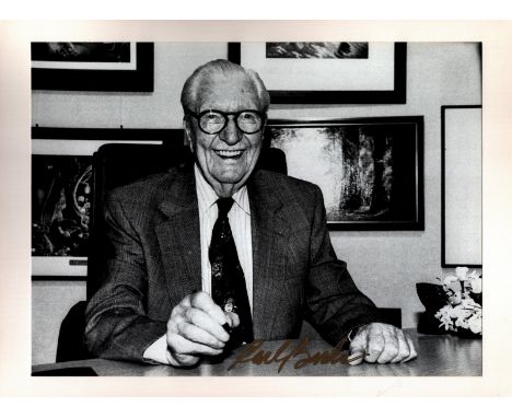 Carl Barks signed 10x8 black and white photo. Carl Barks (March 27, 1901 - August 25, 2000) was an American cartoonist, autho