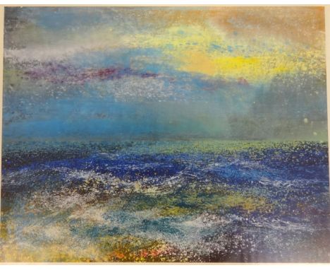 David Folley, limited edition signed print No.3/75 'Seascape', 39cm x 50cm.