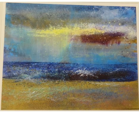David Folley, limited edition signed print No.3/75 'Seascape', 39cm x 50cm.