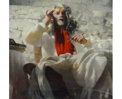 Robert Lenkiewicz (1941-2002), print facsimile signature, 'The Painter as St Anthony' H/C (Hors de commerce, a printers copie