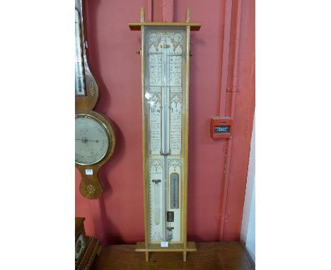 A reproduction Admiral Fitzroy barometer